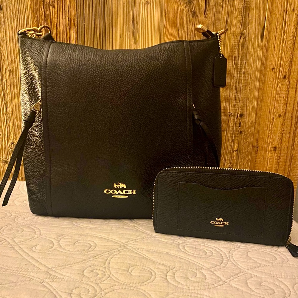 Beautiful Coach Handbag and Wallet